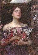 John William Waterhouse Gather Ye Rosebuds or Ophelia Germany oil painting artist